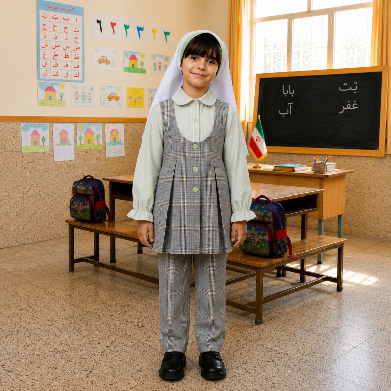 لباس‌فرم مدرسه دخترانه/ کدG۰۳۰۰۹